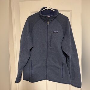 Men’s Patagonia Navy Sweater Fleece Jacket Size L